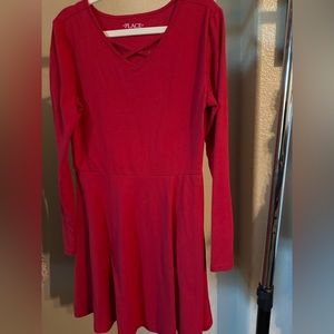 Girl long sleeve dress size XL 14/16